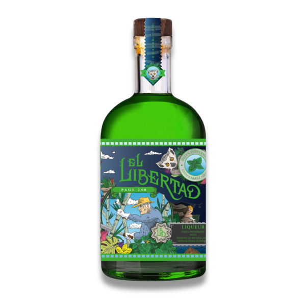 Rhum El Libertad Page 250 - Green Peppermint - 25%alc / 70cl